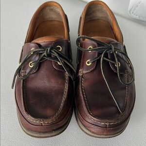 Sperry Topsider Gold Cup Collection Classic Brown Leather Men's Shoes, Size 9